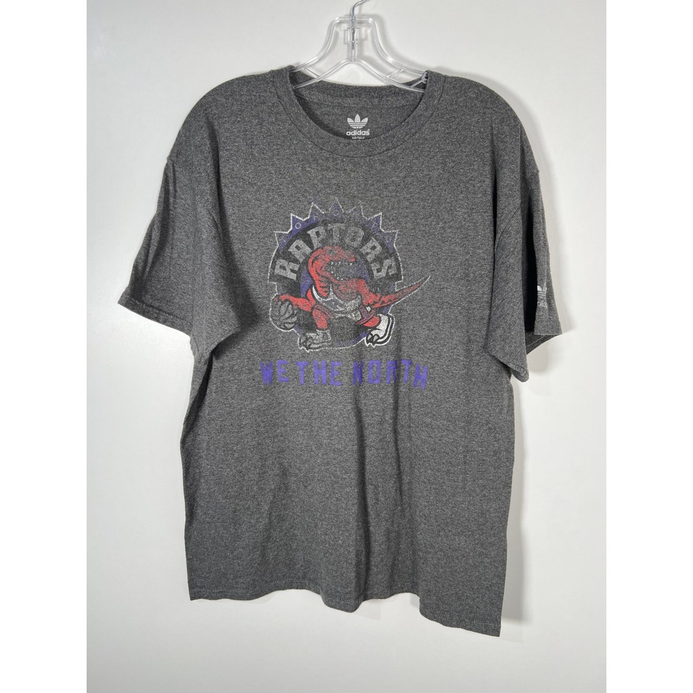 Adidas Toronto Raptors We The‎ North Graphic T-Shirt Grey Distressed Large